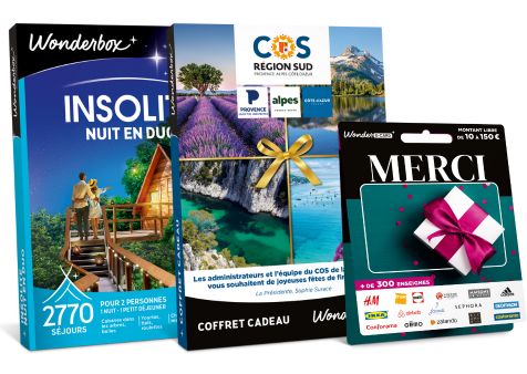 Wonderbox solutions pour CE, les commandes groupées
