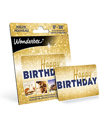 Carte activité Happy Birthday