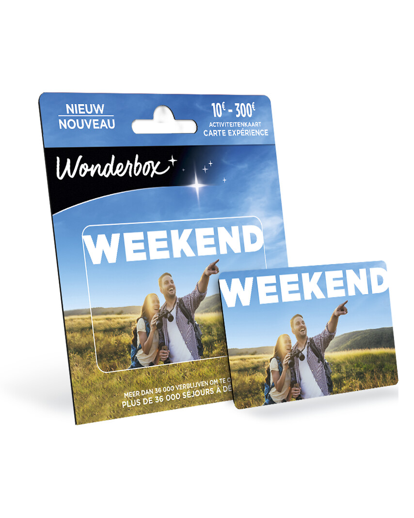 Carte expérience Weekend