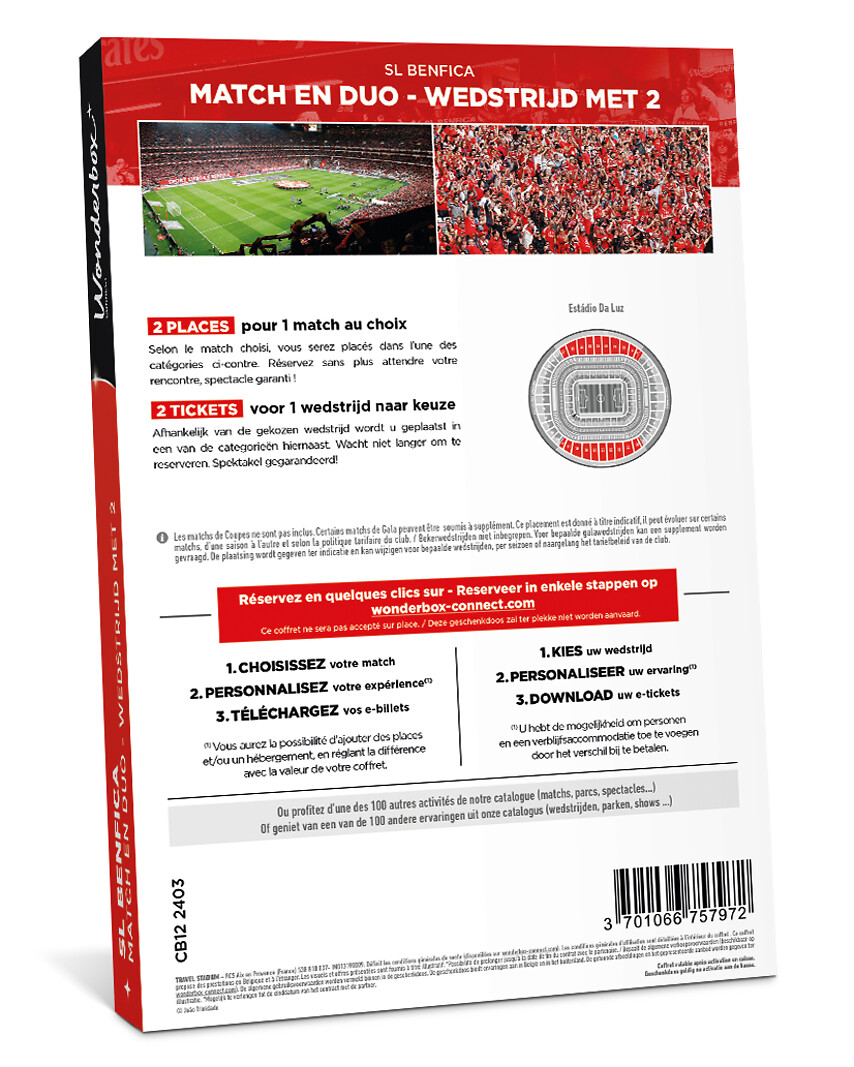 SL Benfica - 2 places