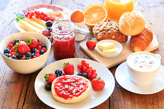 Petit déjeuner chez soi