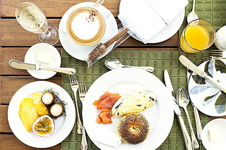 Petit déjeuner de luxe