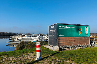 Een solokajak voor 4 via Dobber Zilvermeerhaven (Mol - Antwerpen)