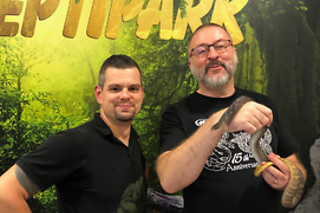 Visite guidée du Reptilarium, manipulation et nourrissage des animaux chez Mike's Reptipark à Tournai (Hainaut)
