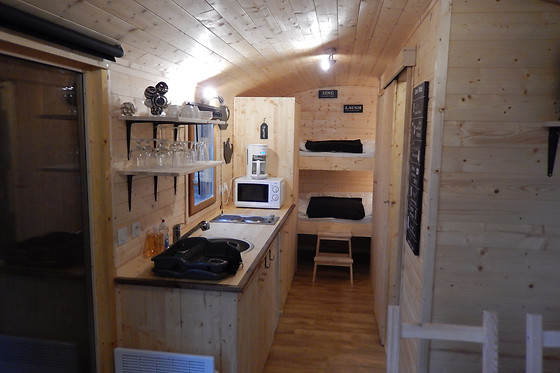 Séjour en roulotte pour deux au Ti'bou de refuge à Sensenruth (Luxembourg)