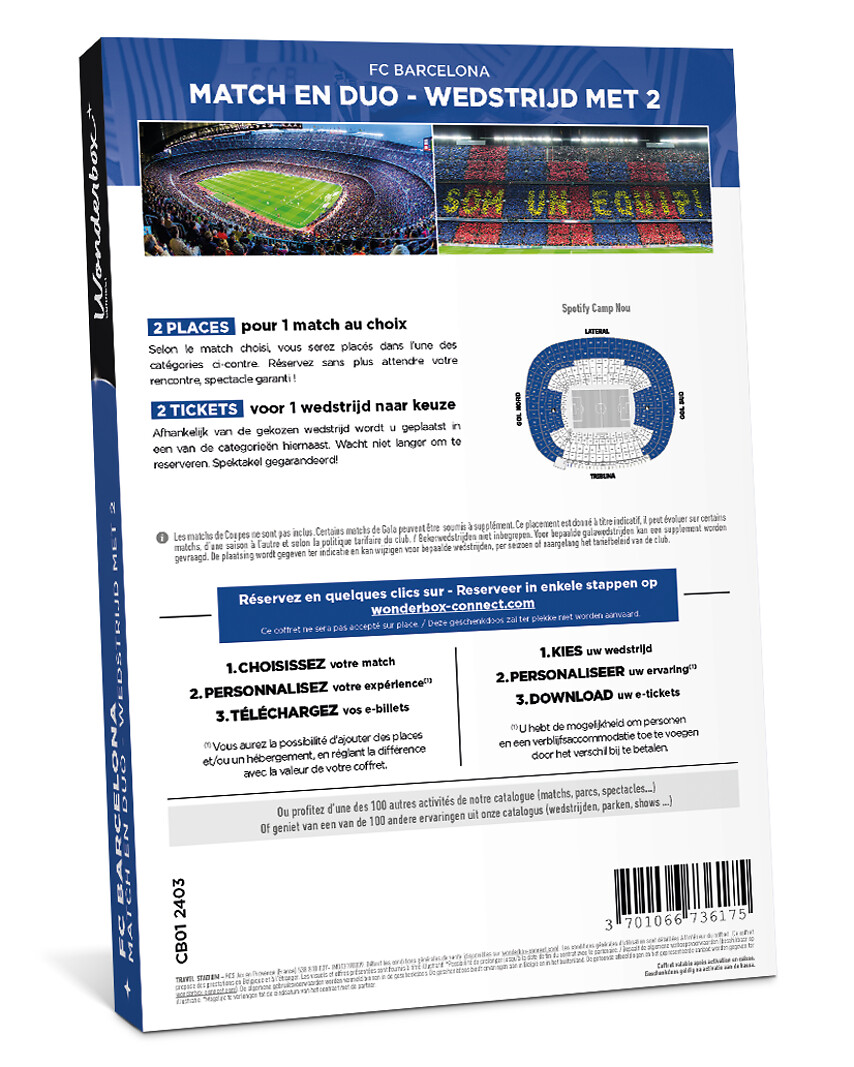 FC Barcelona - 2 places