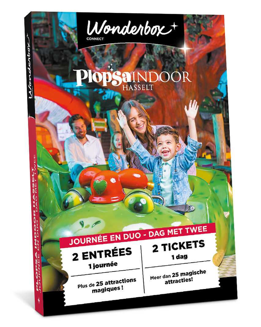 Plopsa Indoor Hasselt - 2 billets